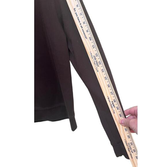 Burberry Brit Dark Brown Half Zip High Collar Embroidered Logo Sweatshirt Medium - Picture 9 of 10